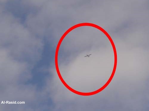 طائرة تجسس فوق غزة