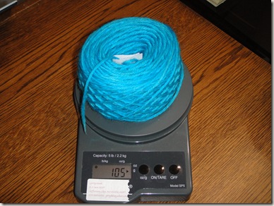 Kool-Aid Dyed Yarn Berry Blue