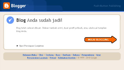 cara membuat blog di blogspot