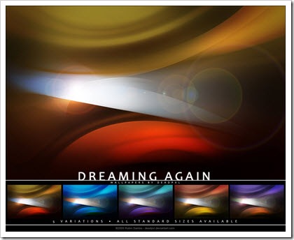 Dreaming Again Wallpaper pack 5 colors Dreaming Again Wallpaper pack 5 colors