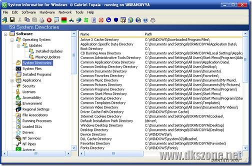 System Information for Windows
