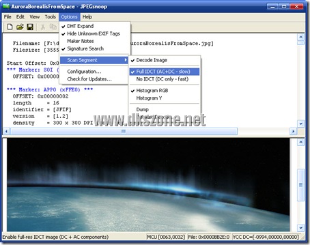 View and Analyze JPEG Compression, Quality, EXIF Data with JPEGsnoop