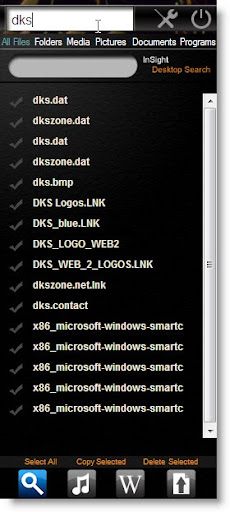 Search Documents, Music, Wikipedia From Your Desktop Using InSight Desktop Search
