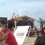 Sonntag, 16.34 Uhr, Bremen. Eine Beach-Bar.