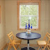 The bright kitchen nook.