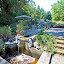 One of the Sycamore Retreat's finest features is its waterfall patio.
