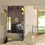 Looking into the Garden Suite's foyer from the suite itself.