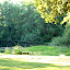Looking out over the large pond.
