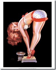 Pin-up-Girl-on-Scale-Print-C12175827