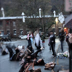 Local dance team performs a variation of Thriller, for Collinsville, CT Halloween Party