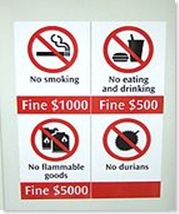 förbjuden Durian i singapore