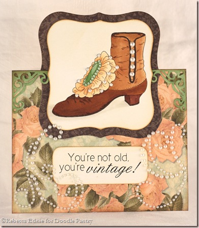 vintage shoe romantique