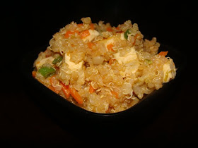 CQuinoa with stir fried veggies