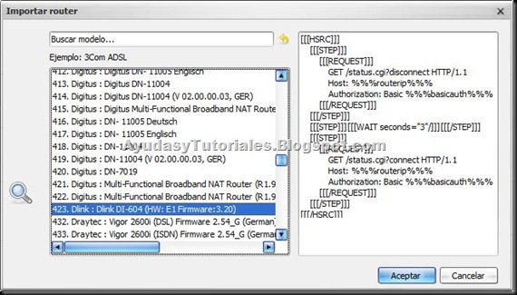 JD - Importar Router