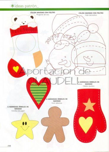 ARTE COM QUIANE - Paps e Moldes de Artesanato : Etiquetas de Natal