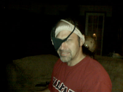 Sometimes when I fold laundry, I'm a pirate