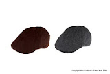 Fall/winter wool poly blend trendy ivy caps 2201 dk brown 2201 dk grey