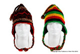 100% wool hand made ear flap hats HM08 HM22