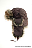 Heavy duty nylon water proof trooper hats 6007 brown