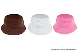 100% cotton stone washed bucket hats
1500 dk brown 1500 white 1500 lt pink