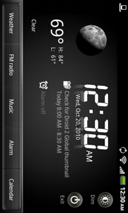 myTouch HD Screen myTouch HD Screen