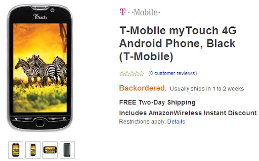 myTouch 4G AmazonWireless