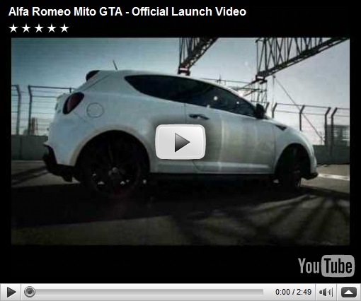 Primeiro video do Alfa Romeo MiTo GTA
