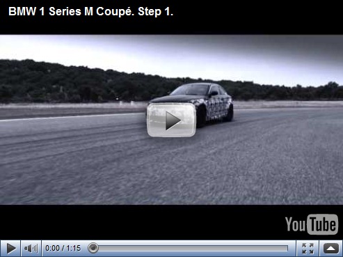 BMW divulga video do novo Serie 1 M-Coupé