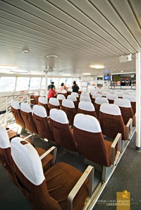 The Airconditioned Cabin of Sun Cruise Ferry to Corregidor