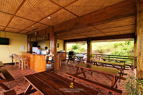 The Woody Interior of Mt. Tapyas Hotel's Restobar