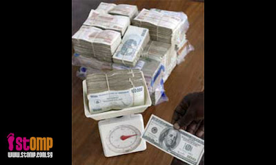 Money Changing in Zimbawe