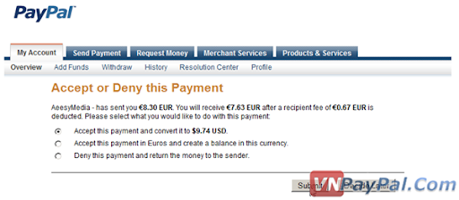 Gửi, Chuyển/Nhận Tiền Trong PayPal và Cách Tính Phí Giao Dịch Gửi, Chuyển/Nhận Tiền Trong PayPal và Cách Tính Phí Giao Dịch