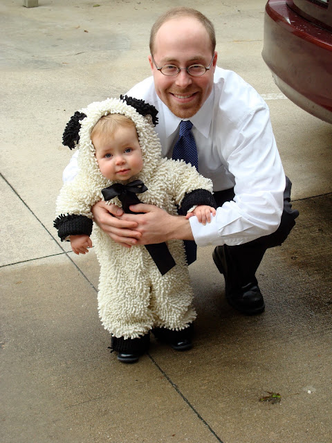 Scott and his little lamb