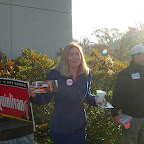 Click to Expand Laure Q working her neighborhood poll in Mt. Lookout.