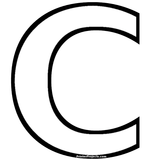 Alfabeto para imprimir y colorear letras muy grandes | Colorear Alfabeto para imprimir y colorear letras muy grandes | Colorear