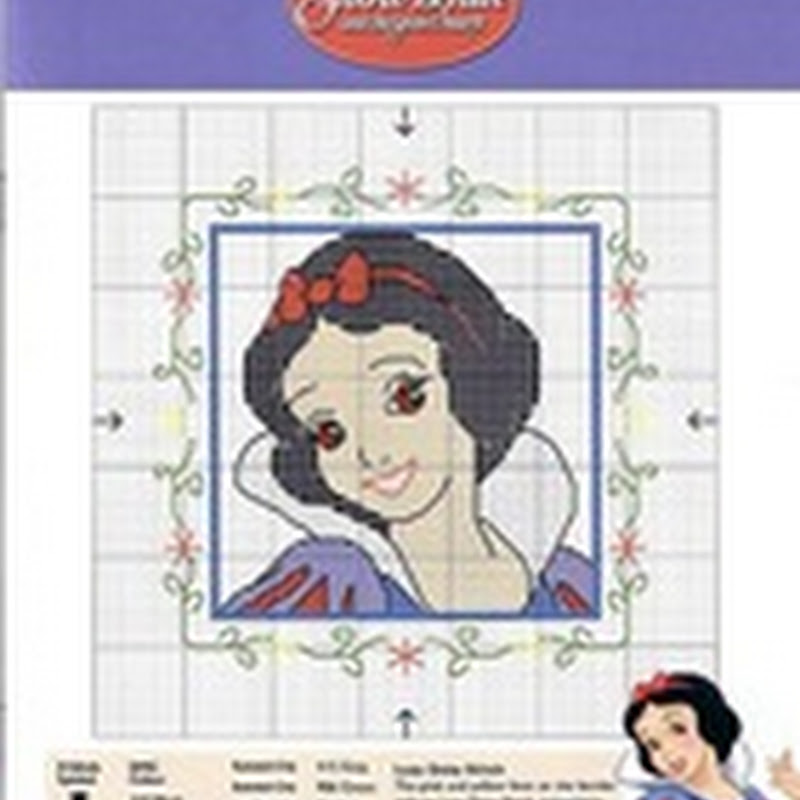 Punto de cruz Blancanieves patrones gratis