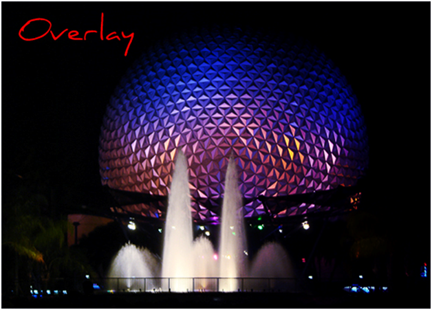 Overlay Blending Mode Dark Photo