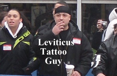 Leviticus Tattoo Douchbag