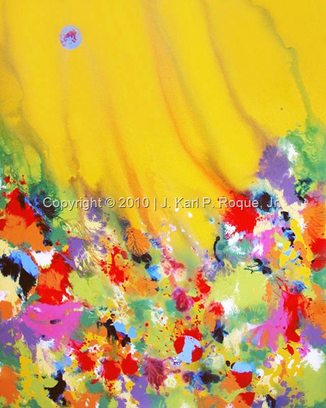 TITLE_Summer Breeze MEDIUM_ Mixed Media SIZE_122  x 152 cm. YEAR_2010