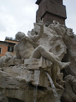 Fontana dei 4 fiumi, il Gange