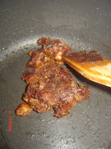 نترك الحشوة لتبرد