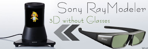Sony RayModeler Autostereoscopic Display Prototype 3D without Glasses 360 panorama games avatar videos