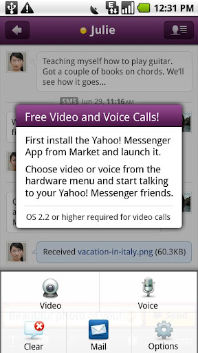 Yahoo Messenger Plug-in