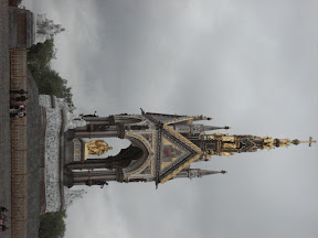 The Albert Memorial on the outer edge of Kenssginton Gardens