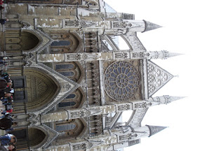 The entrance to the Abbey