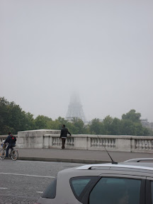 Yes, that's the Eiffel tower, almost dissapeared