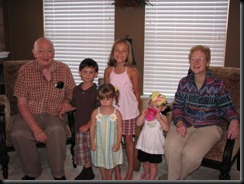 cousins with aunt doll and uncle