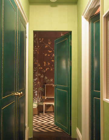 house beautiful nailhead trim doors