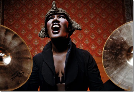 Grace Jones cymbals