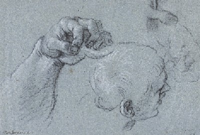 Dessin de Annibale Carracci - Collection du Musée de Grenoble